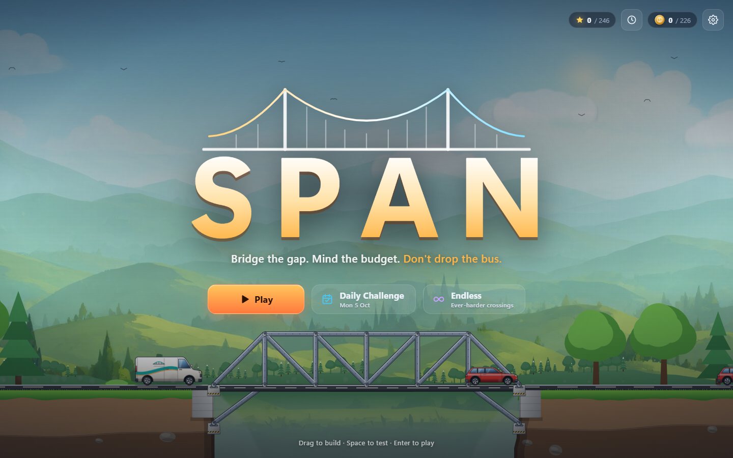 SPAN title screen